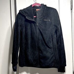 Merrell EUC soft plush hooded zip up jacket